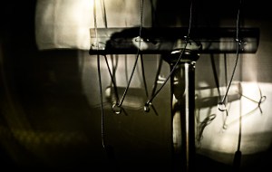 Telephone Line - abstract macro light filament