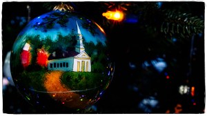Church: Christmas Ornament